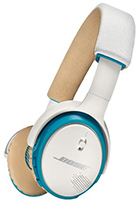 Bose Soundlink On-Ear headphones in white.