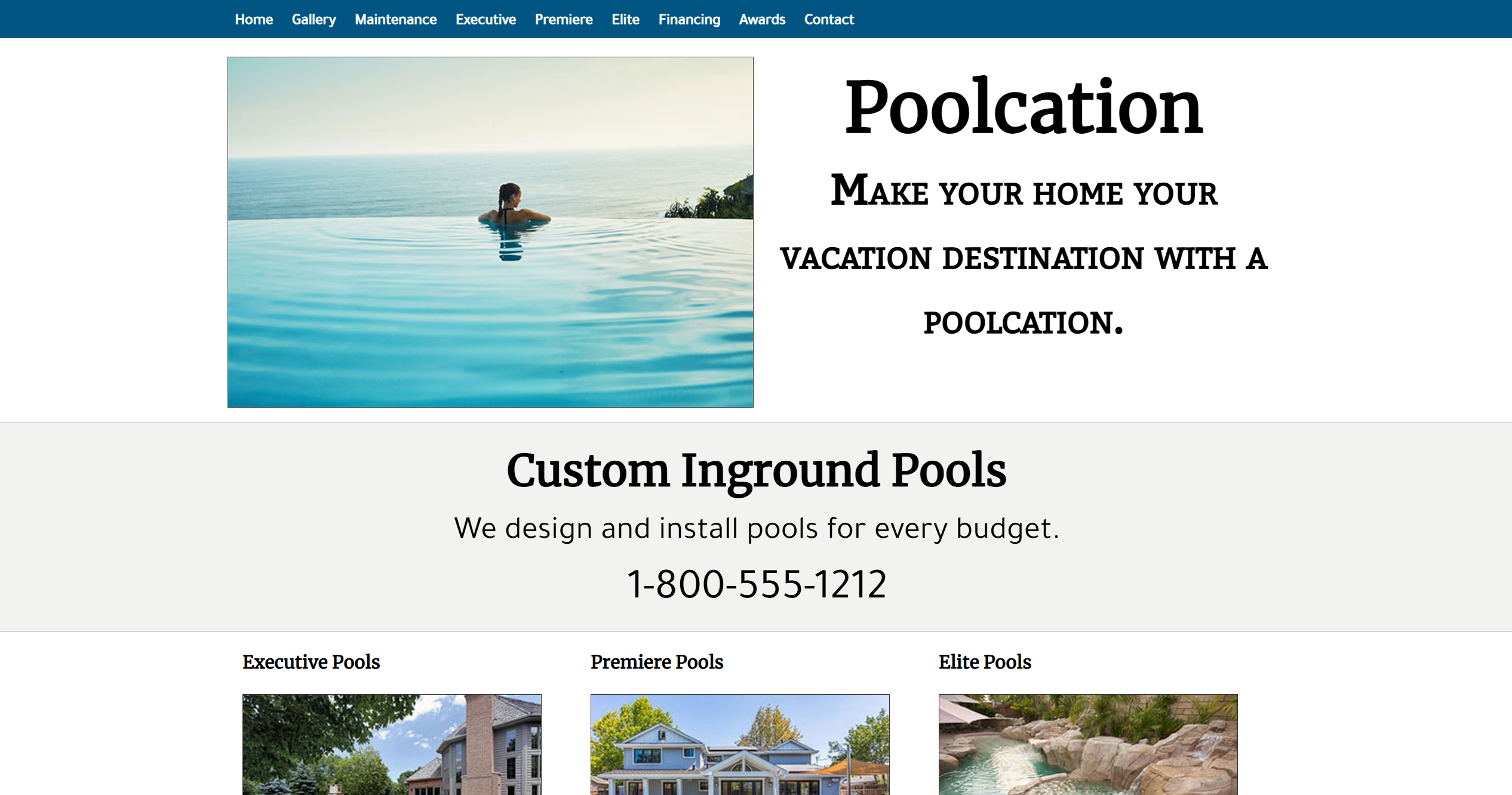 poolcation project screenshot.